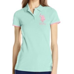 Camisa polo verde menta U.S. Polo Assn. (Talla S)