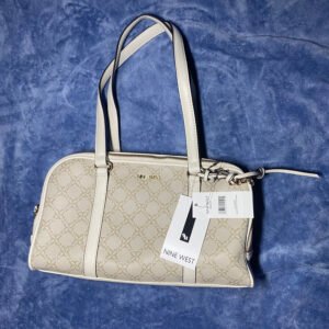 Bolso de hombro Nine West beige estampado