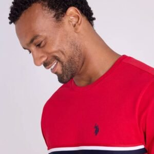 Camiseta Casual Roja - U.S. Polo Assn. (Talla M)