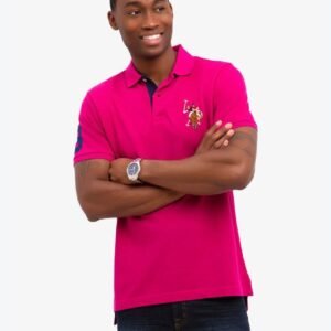Camisa Polo Fucsia Clásica - U.S. Polo Assn. (Talla L)