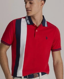 Camisa polo roja U.S. Polo Assn. (Talla M)