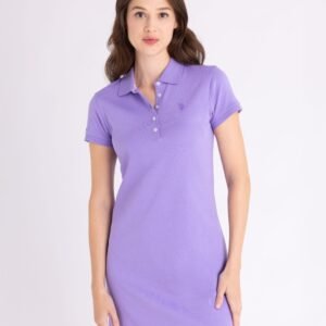Vestido tipo Polo Assn U.S morado claro (Talla M)